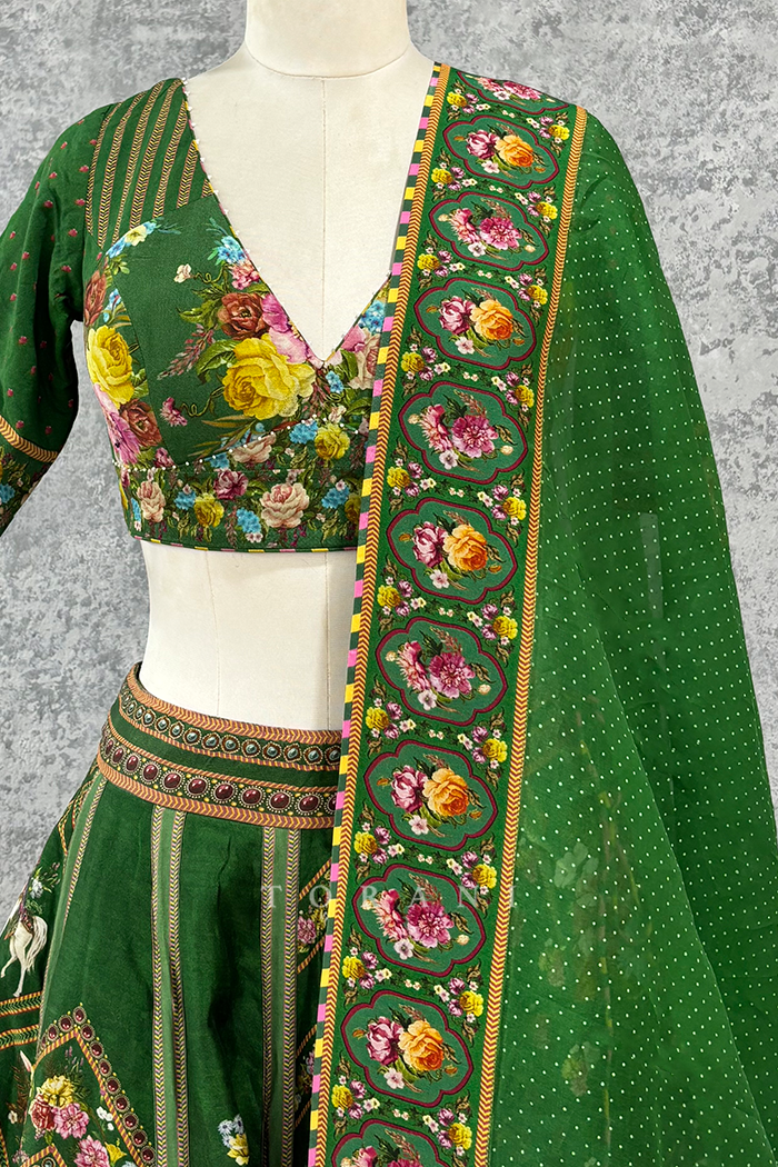 SALE - Panna Waheeda Heba Lehenga Set