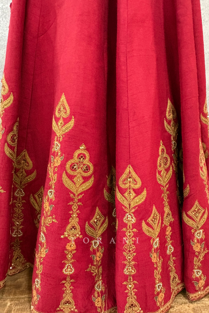 SALE - Saroja Shreeja Malka Lehenga Set