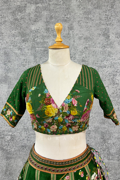 SALE - Panna Waheeda Heba Lehenga Set