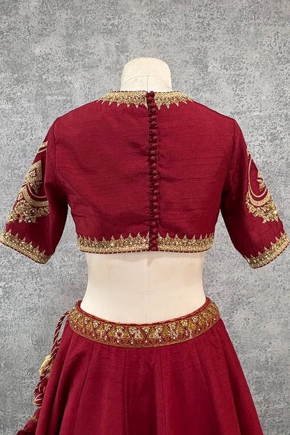 SALE - Saroja Shreeja Malka Lehenga Set
