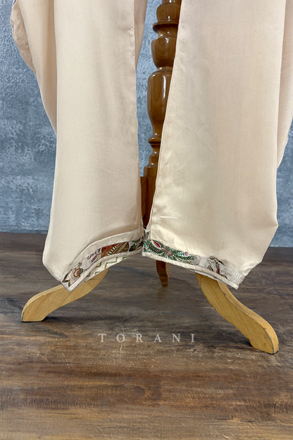 SALE - Airawata Ecru Ashfaq Salwar