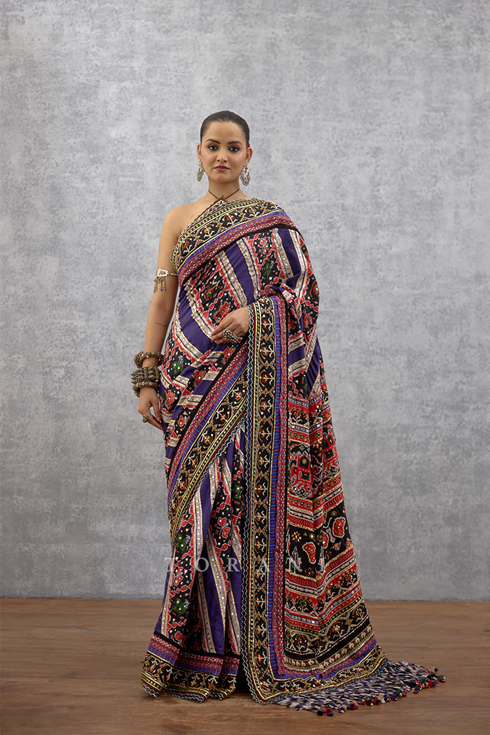 Mura Raktangi Sanjh Saree