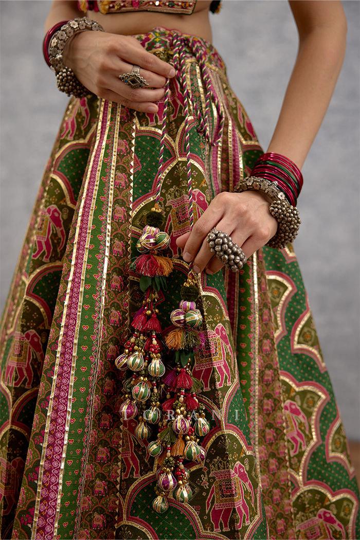 Rangili Harit Shukr Lehenga Set