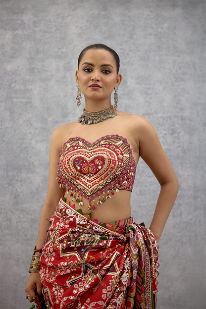 Chitrita Surkhi Blouse