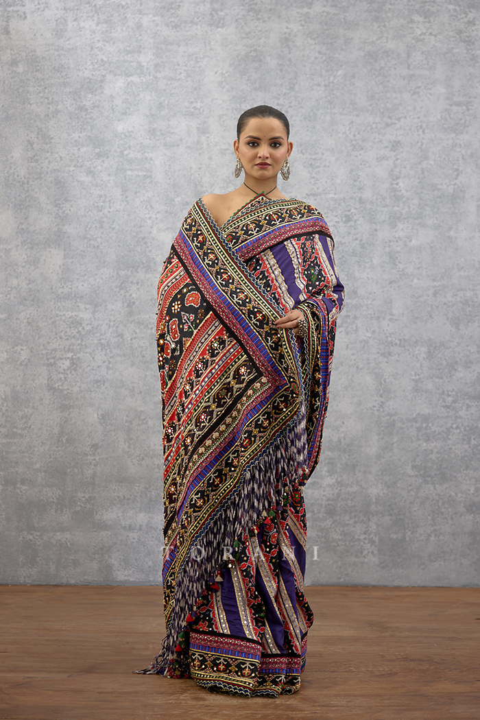 Mura Raktangi Sanjh Saree