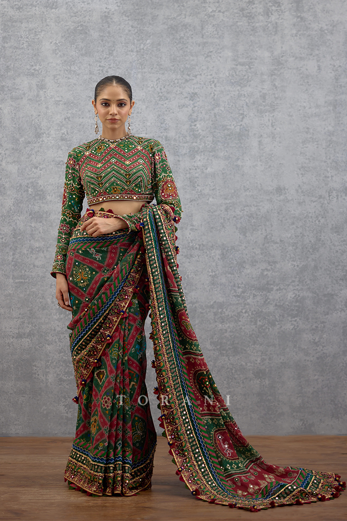 Surkhi Harit Ila Saree