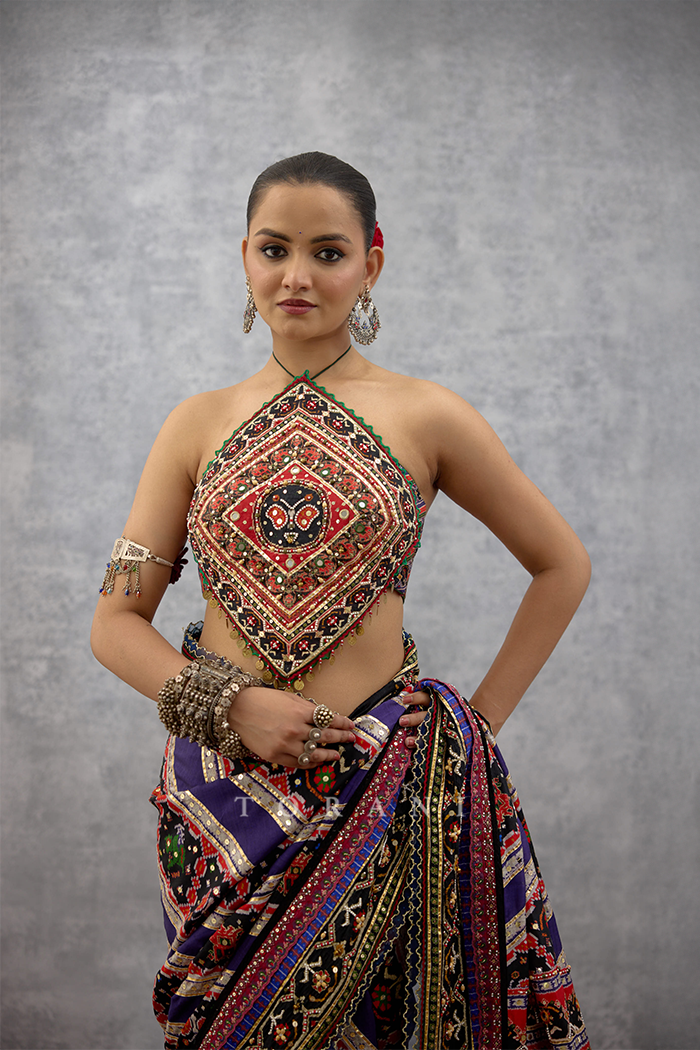 Mura Raktangi Sanjh Saree