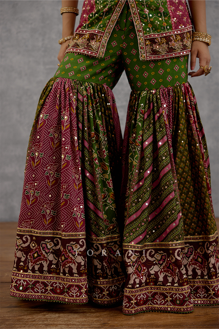 Harit Sojan Sharara Set
