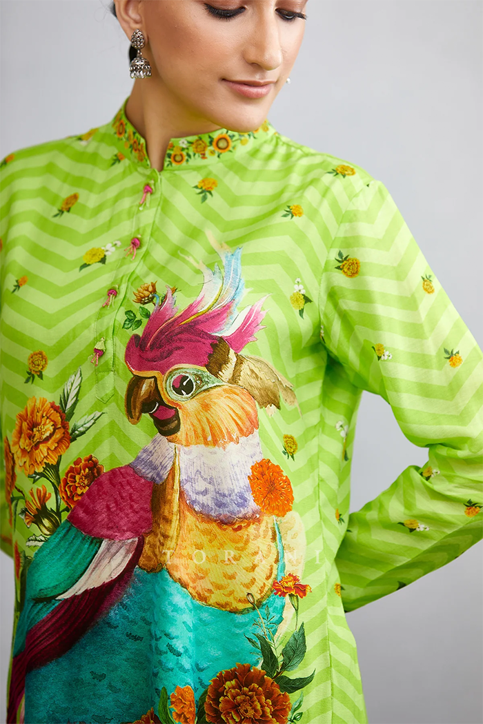 Angoori Hiraman Tota Kurta