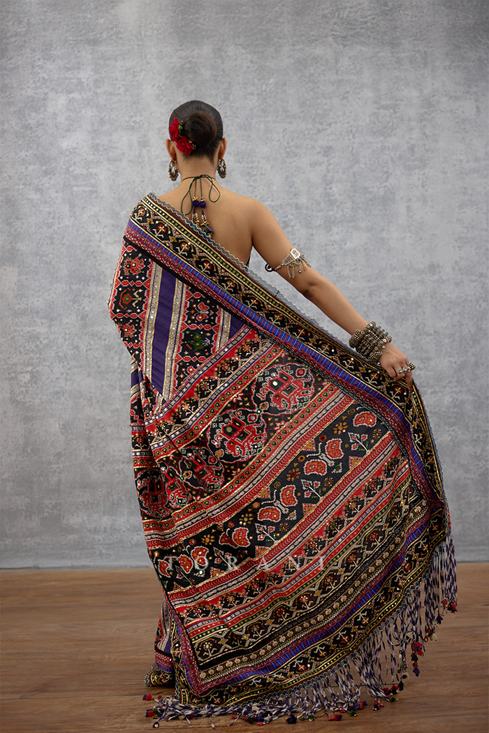 Mura Raktangi Sanjh Saree