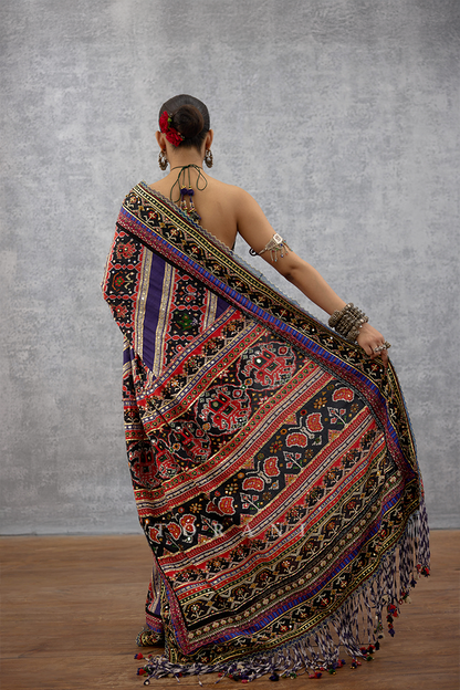 Mura Raktangi Sanjh Saree