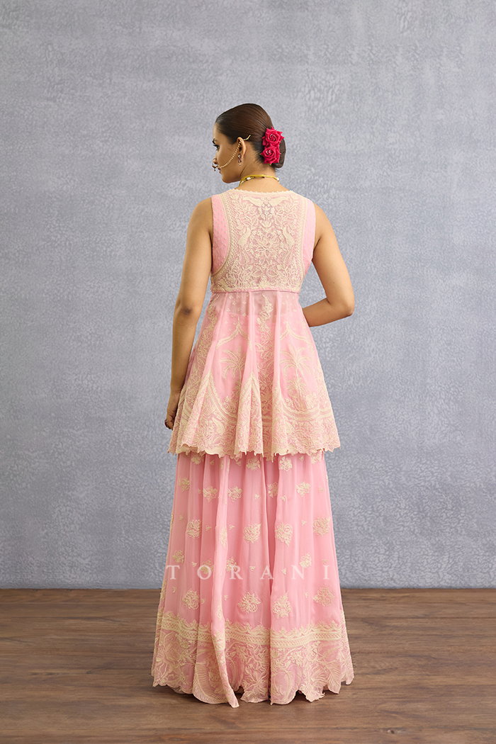 Gulaban Bhanavi Sharara Set