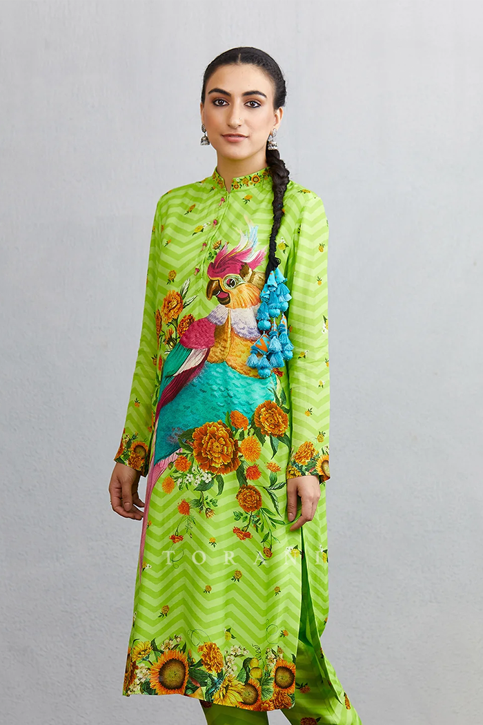 SALE - Angoori Hiraman Tota Kurta