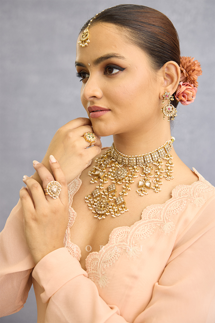 Gul-Mohar Prisha Anarkali Set