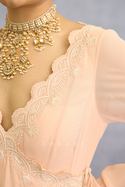 Gul-Mohar Prisha Anarkali Set