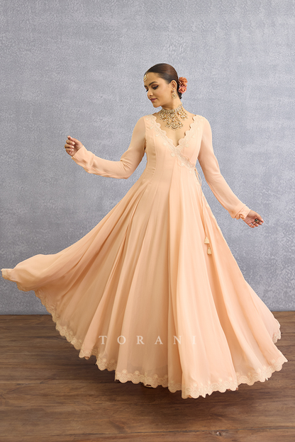 Gul-Mohar Prisha Anarkali Set