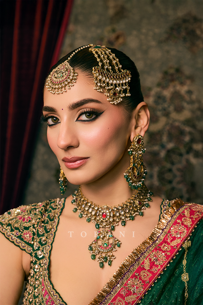 Rounicka Rimon in our Gul-Rang Malika Lehenga Set