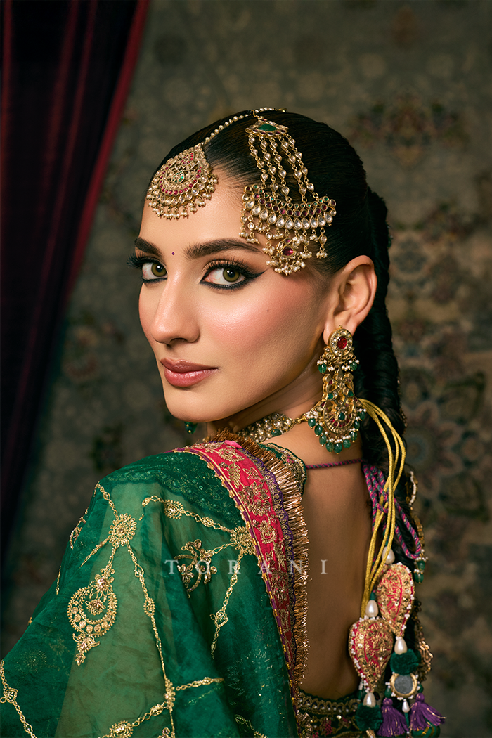 Rounicka Rimon in our Gul-Rang Malika Lehenga Set