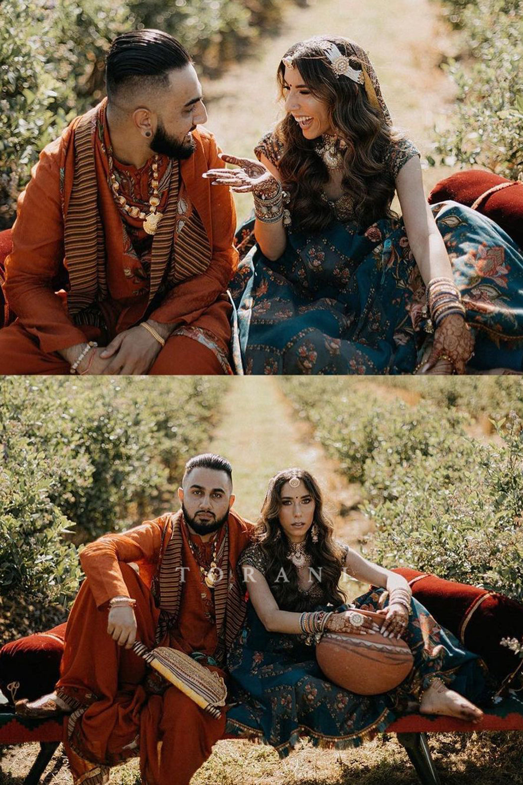 Sharon in our Neelam Nandini Lehenga Set