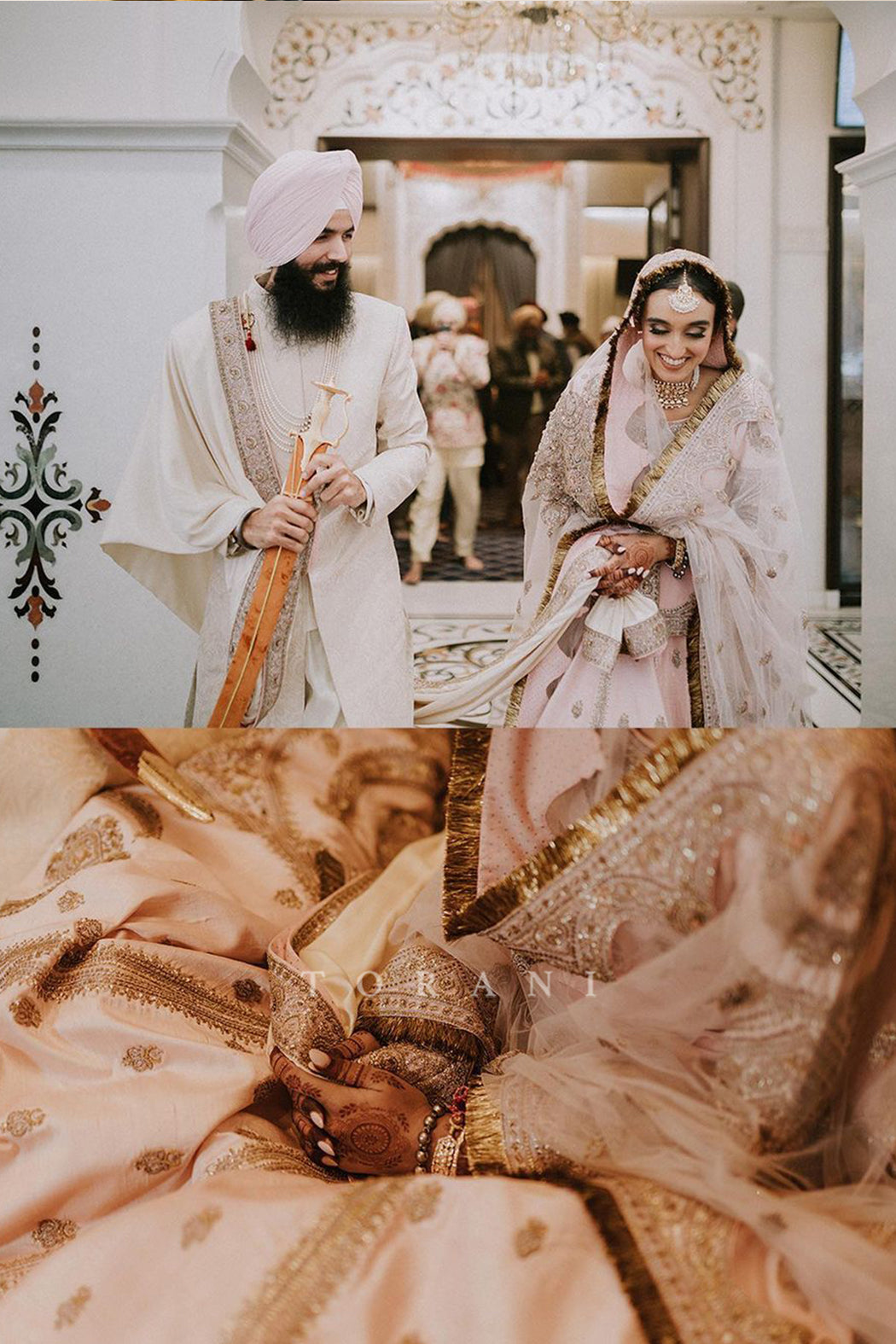 Harsukh in our Custom Gulabi Shaaleen Blouse &amp; Chakor Chanda Lehenga Set