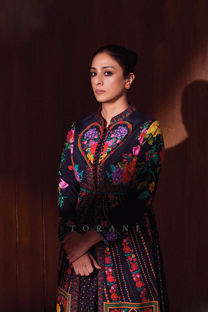 Tabu in our Dil Shaad Amara Jacket Set