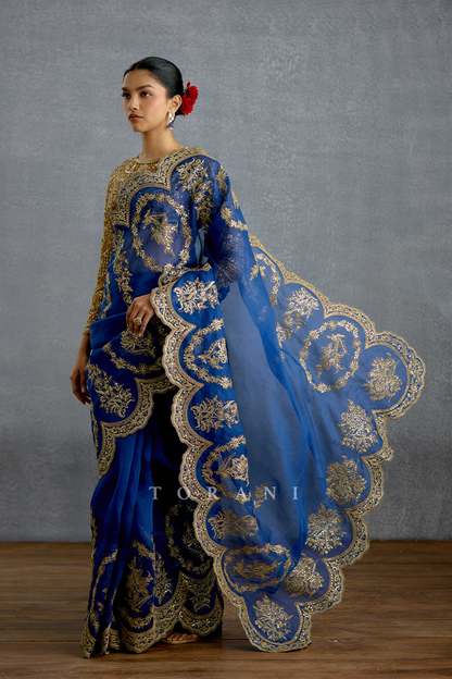 Neelam Shaam Saree