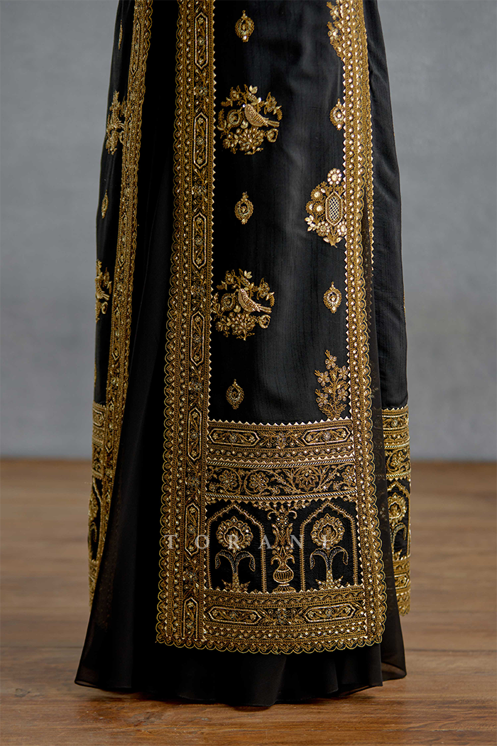 Siyahi Malika Jacket Set