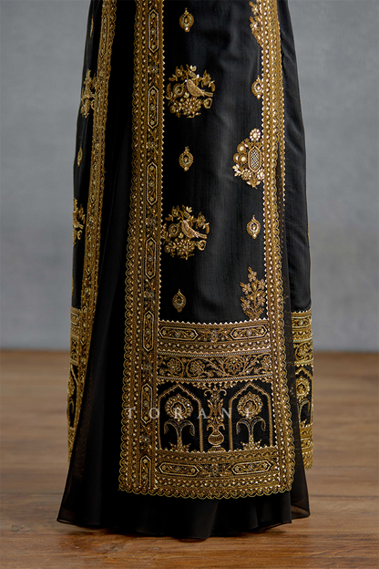 Siyahi Malika Jacket Set