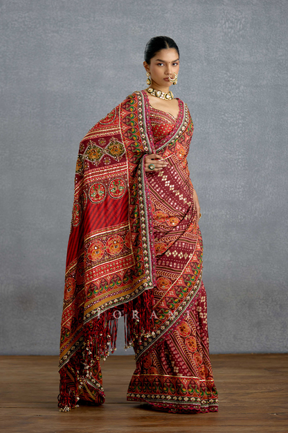 Chitrita Jinal Mirali Saree