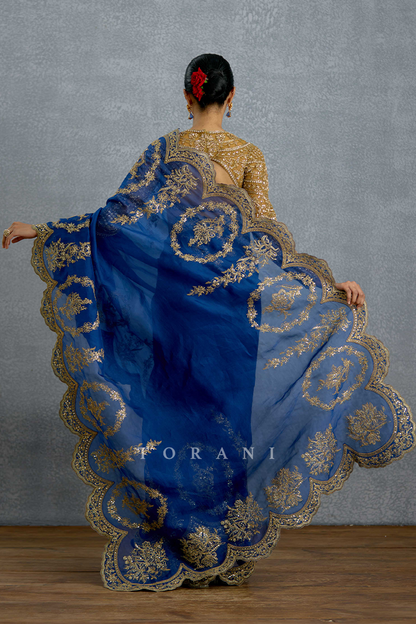 Neelam Shaam Saree