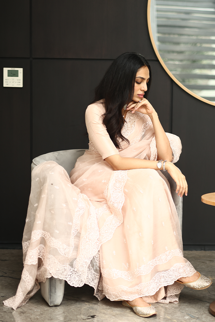 Sobhita Dhulipala in our Neera Anahita Saree Set