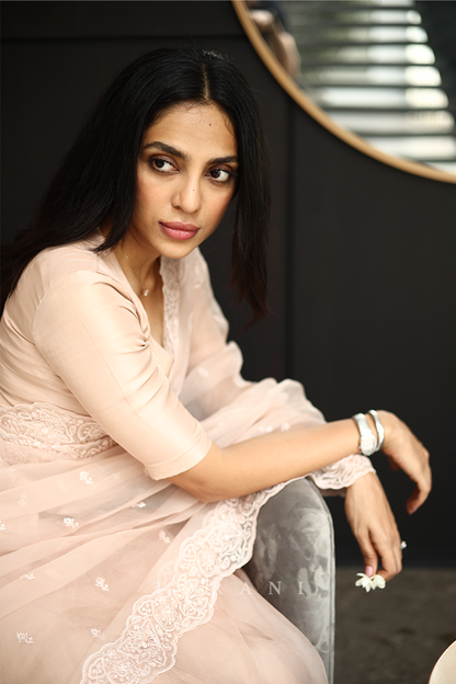 Sobhita Dhulipala in our Neera Anahita Saree Set