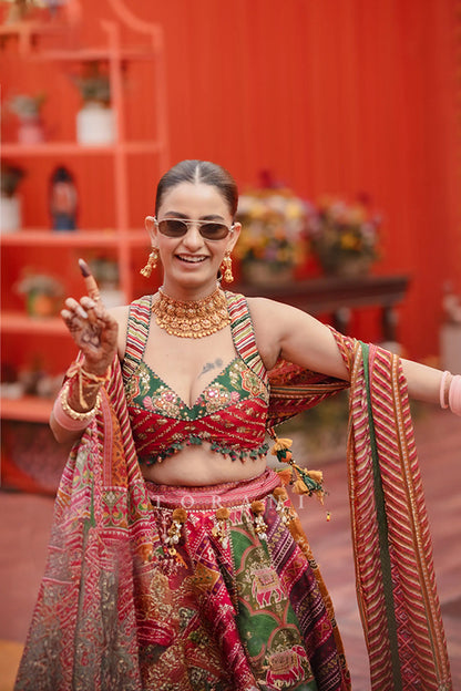 Shivani Kapoor in our Rangili Meenakshi Lehenga Set
