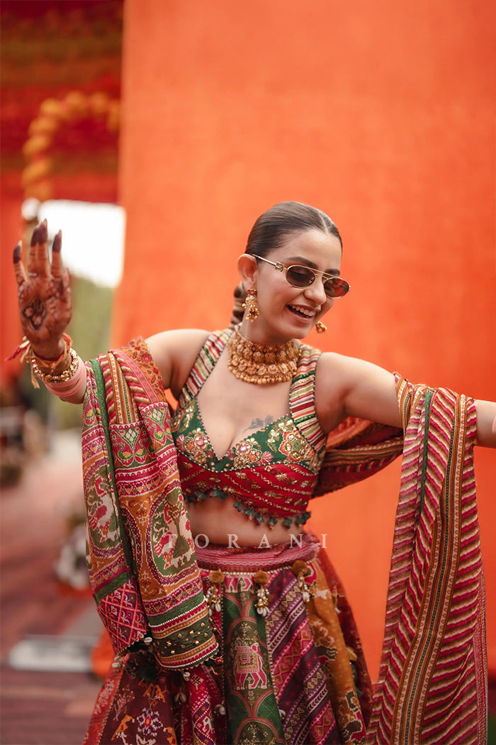 Shivani Kapoor in our Rangili Meenakshi Lehenga Set