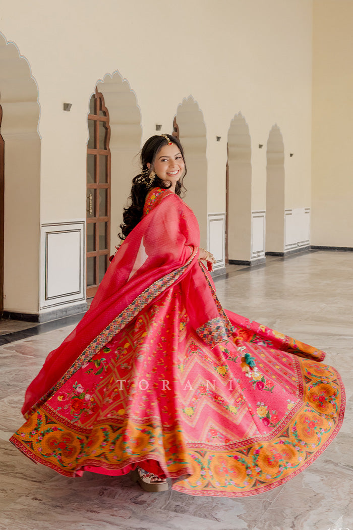 Megha Attray in our Dil Ruba Aria Javeri Lehenga Set