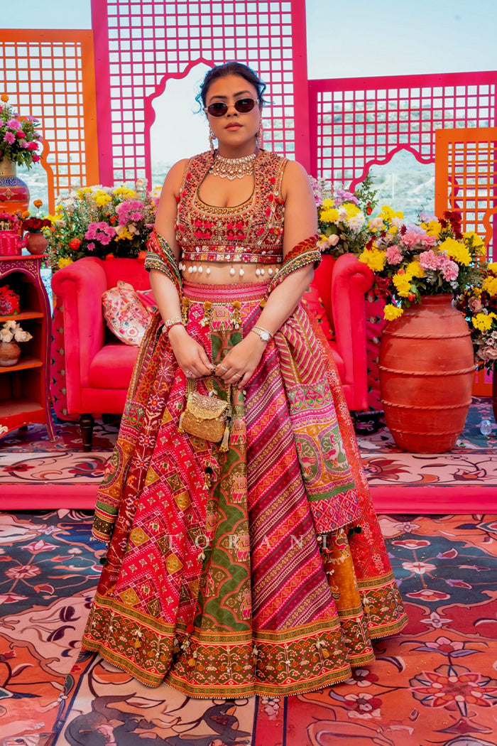 Saloni Jain in our Rangili Meenakshi Lehenga Set