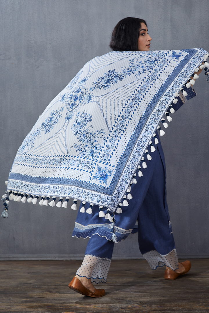 Neeli Kali Shama Scarf