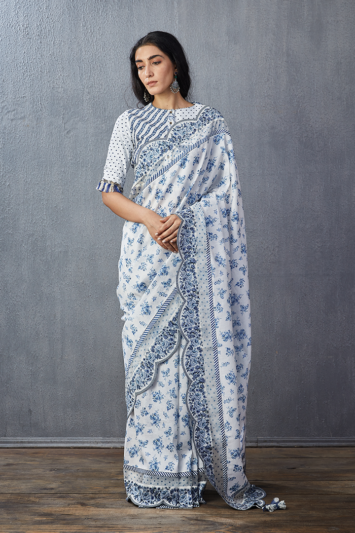 Neeli Booti Rasika Saree