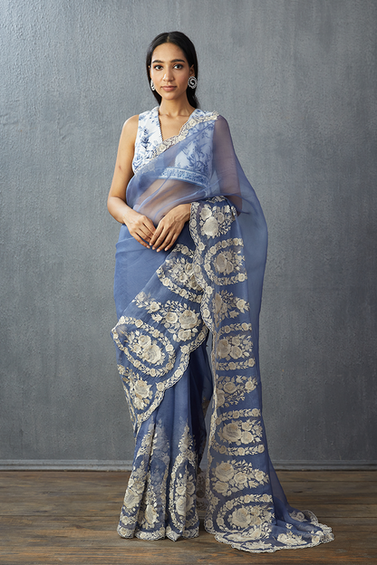 Neeli Kali Oshma Saree