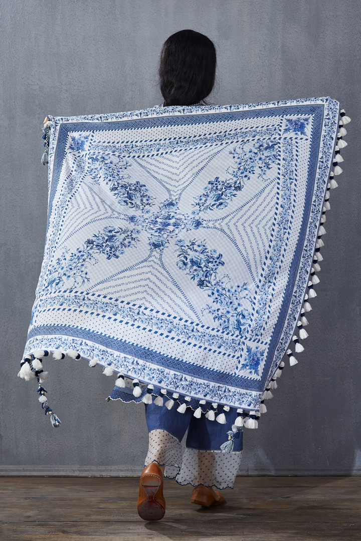 Neeli Kali Shama Scarf