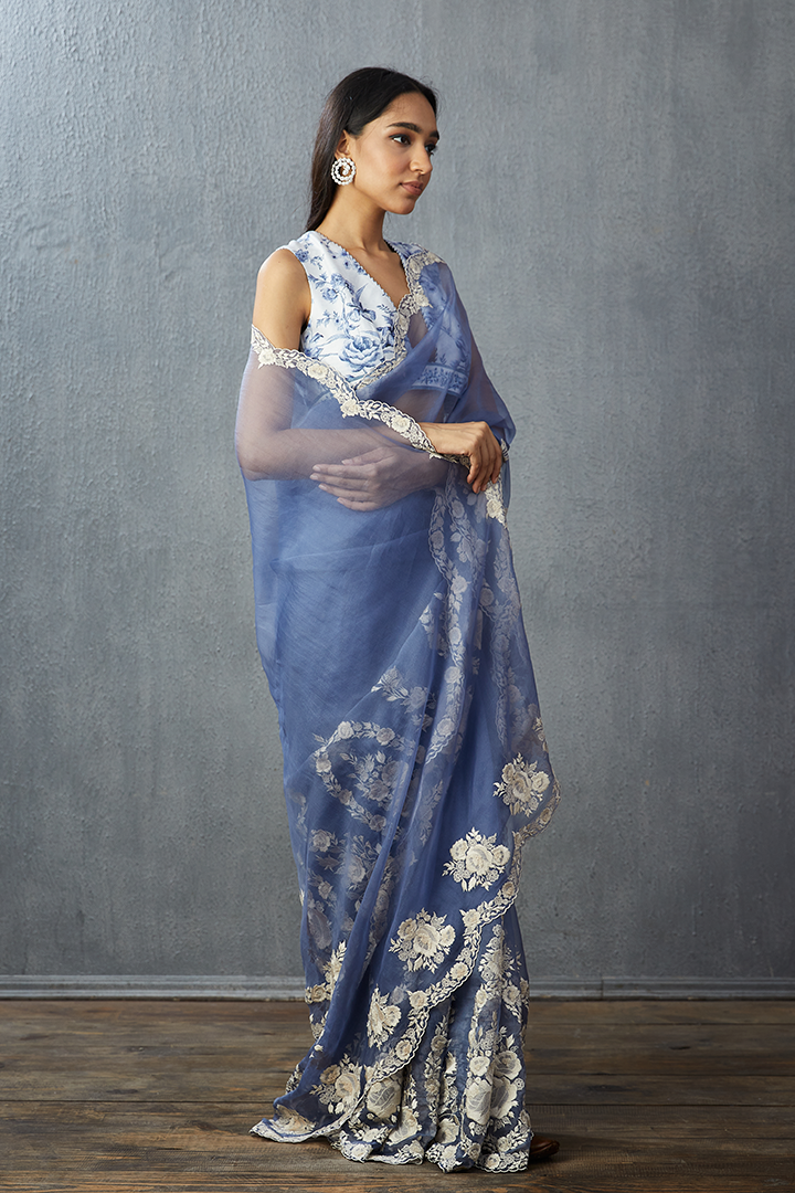 Neeli Kali Oshma Saree