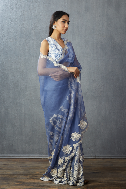 Neeli Kali Oshma Saree