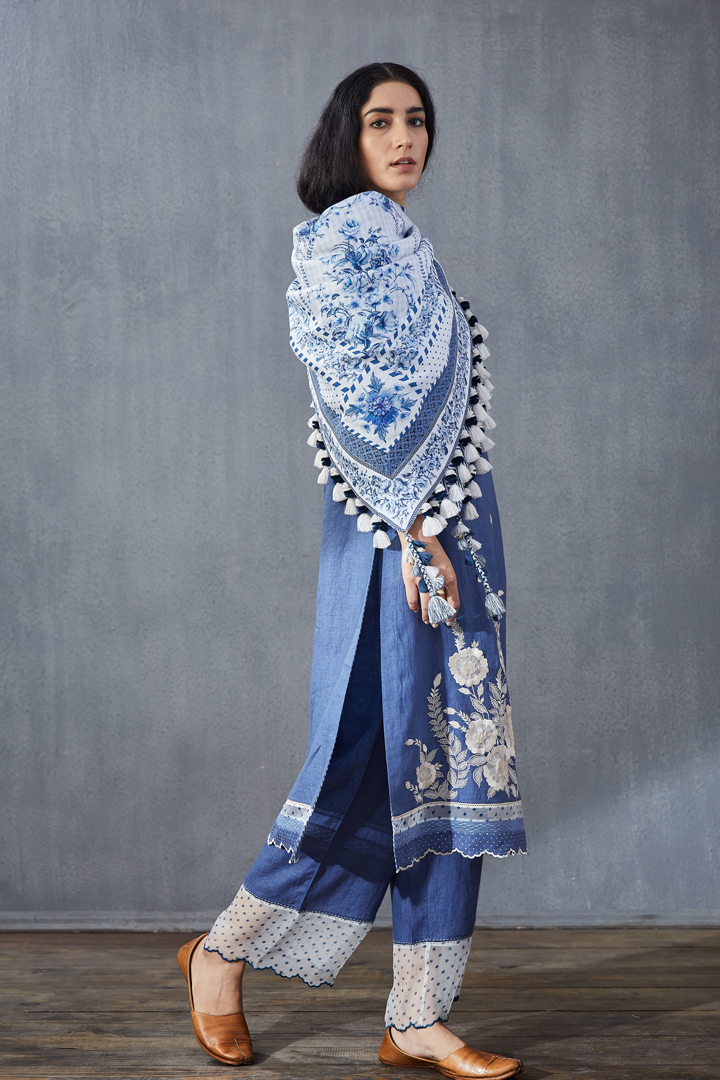 Neeli Kali Shama Scarf