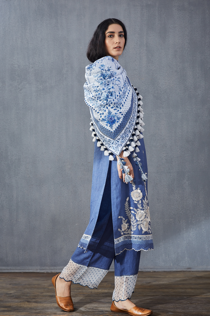 Neeli Kali Shama Scarf