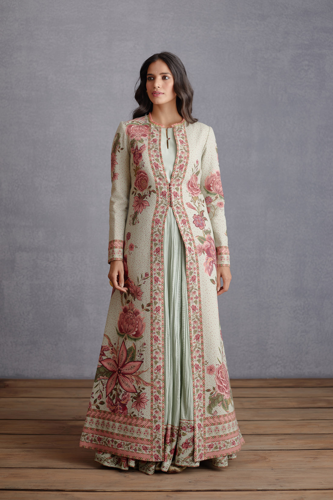 Jaituni Dhuni Jacquard Jacket Set