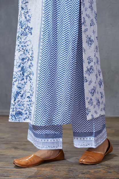 Neeli Kali Abhidah Kurta Set