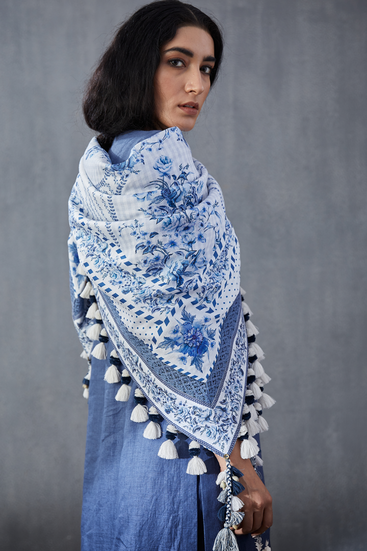 Neeli Kali Shama Scarf