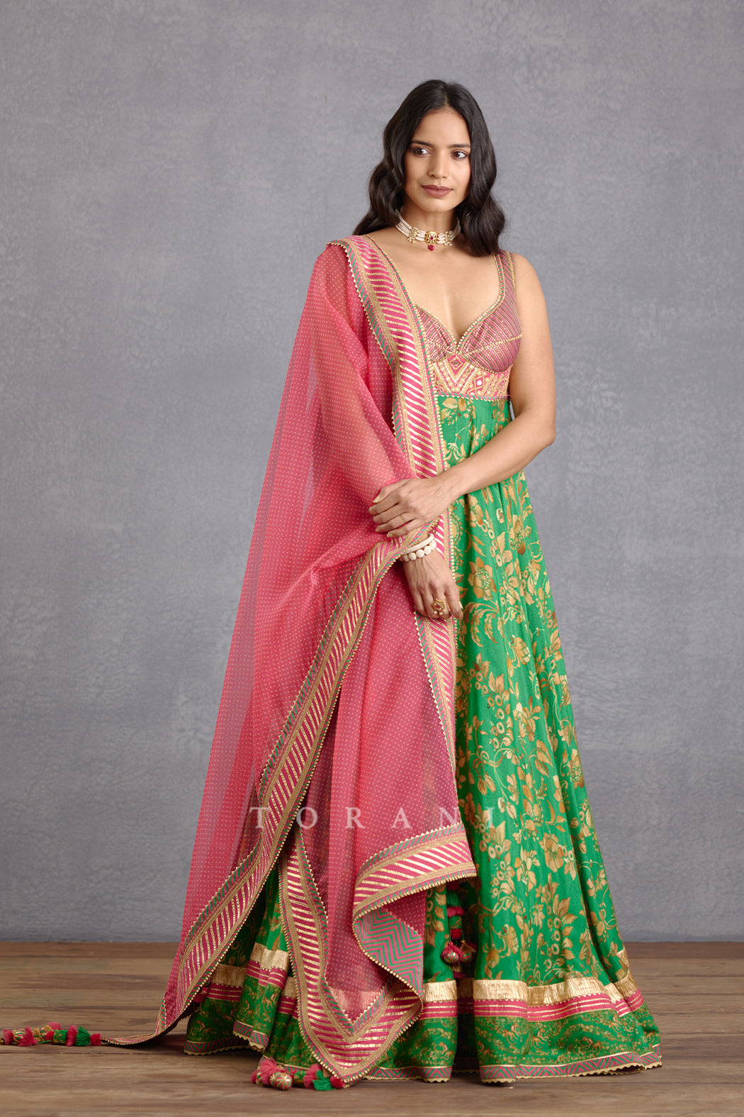 Rang Naaz Raabia Anarkali Set