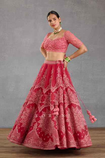 Rang Raas Meher Passa Lehenga Set