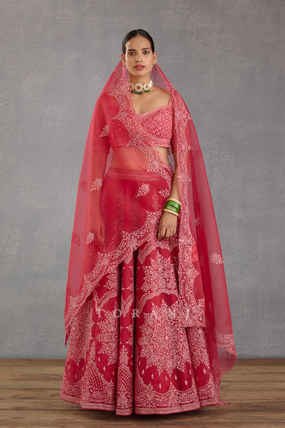 Rang Raas Meher Passa Lehenga Set